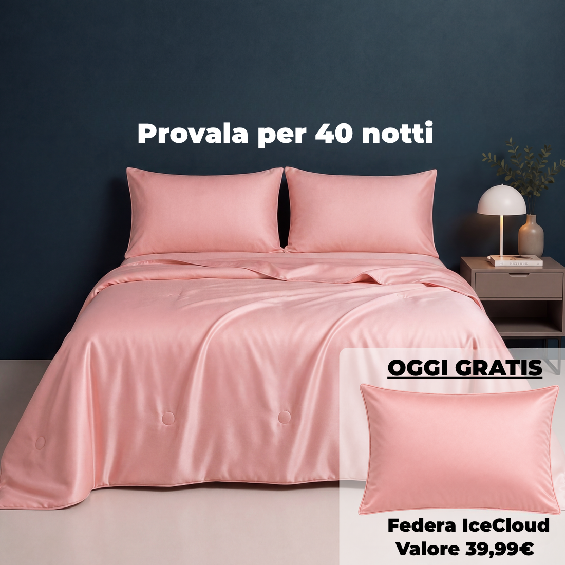 MagicNight® Coperta – Coperta rinfrescante in seta effetto ghiaccio per le calde notti estive