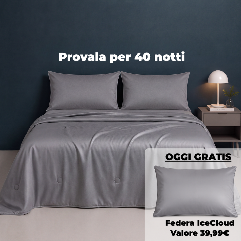 MagicNight® Coperta – Coperta rinfrescante in seta effetto ghiaccio per le calde notti estive