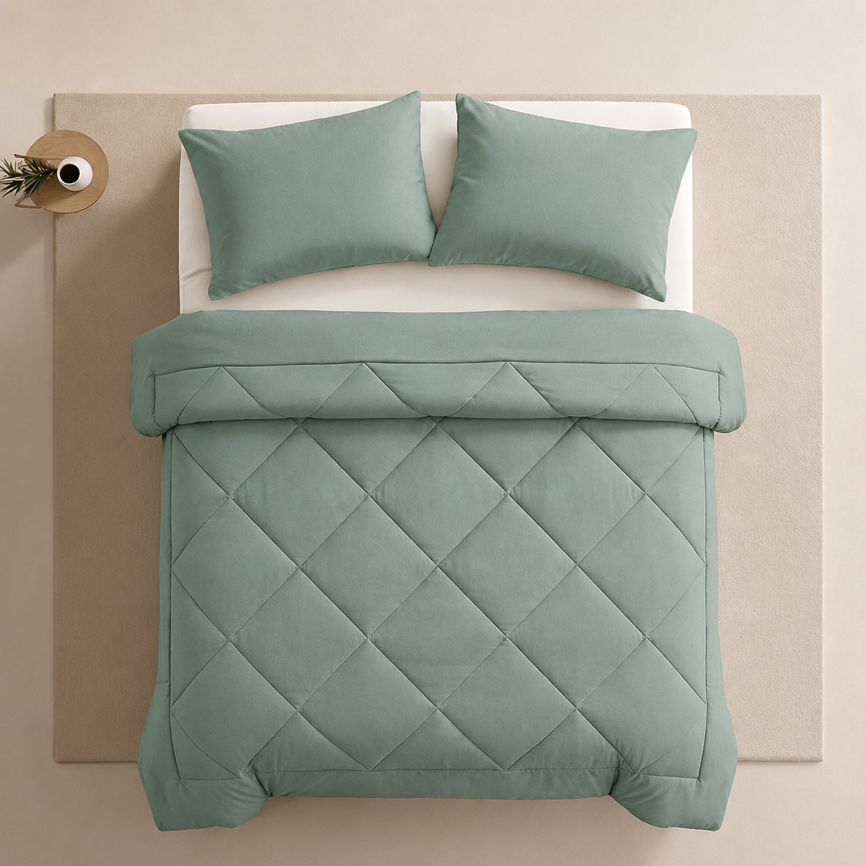 FacileNotte coperta Verde salvia
