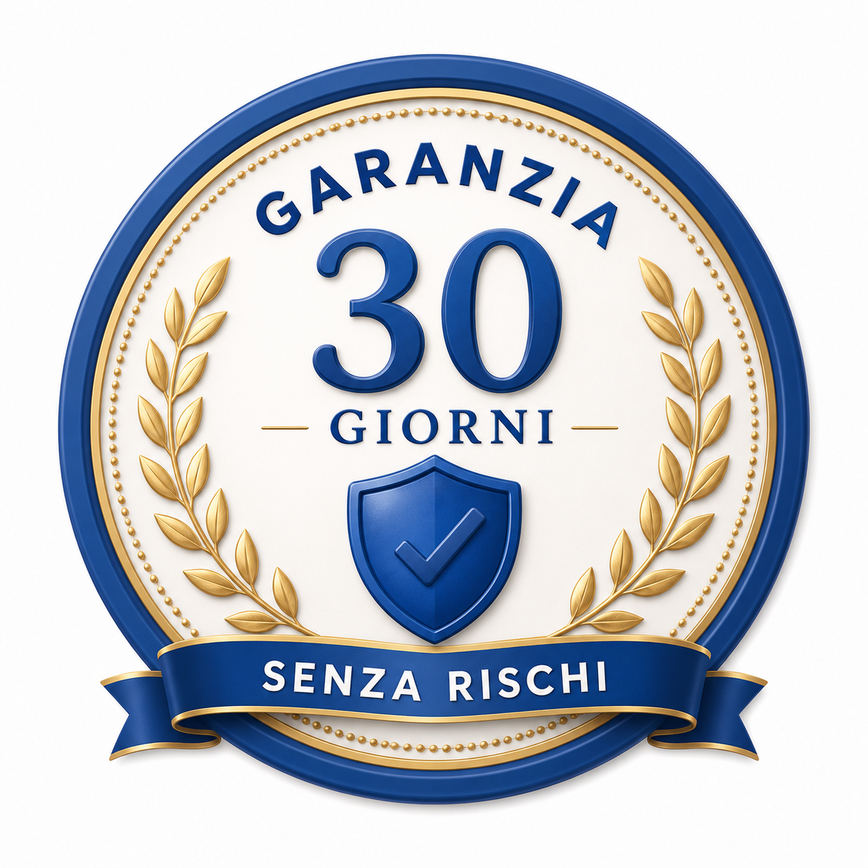 La nostra garanzia: 30 giorni senza rischi