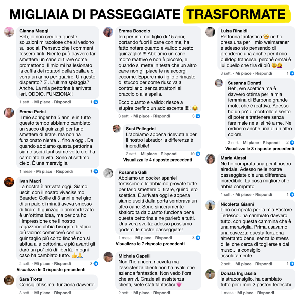 Pettorina Antitiro per Cani