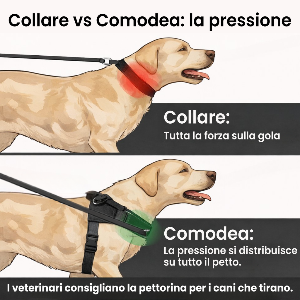 Pettorina Antitiro per Cani