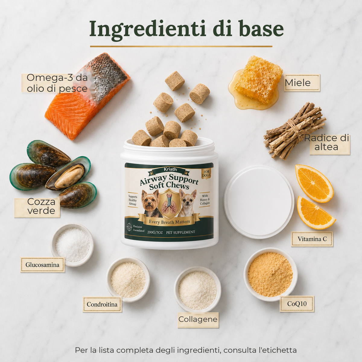 Ingredienti di base di Respiro Libero