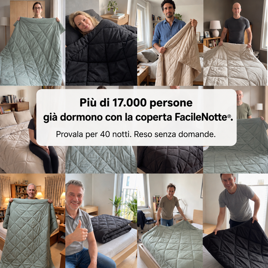 Oltre 17.000 persone dormono con FacileNotte